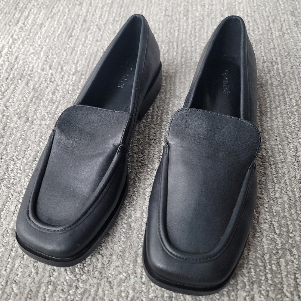 NEW Open Edit Blayke Faux Leather Loafers, Size 11, Color Black
